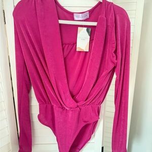 Pink Long Sleeve Bodysuit
